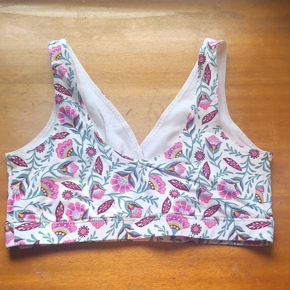 Floral Pattern Nursing Bra - Picture 1 of 5